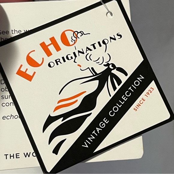 Echo Vintage Collection Pattern Silk Scarf - Picture 9 of 9